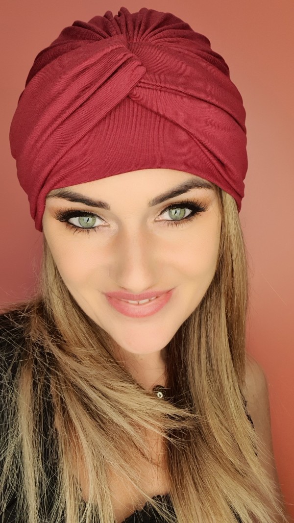 Turban bordo