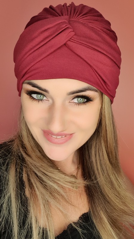 Turban bordo