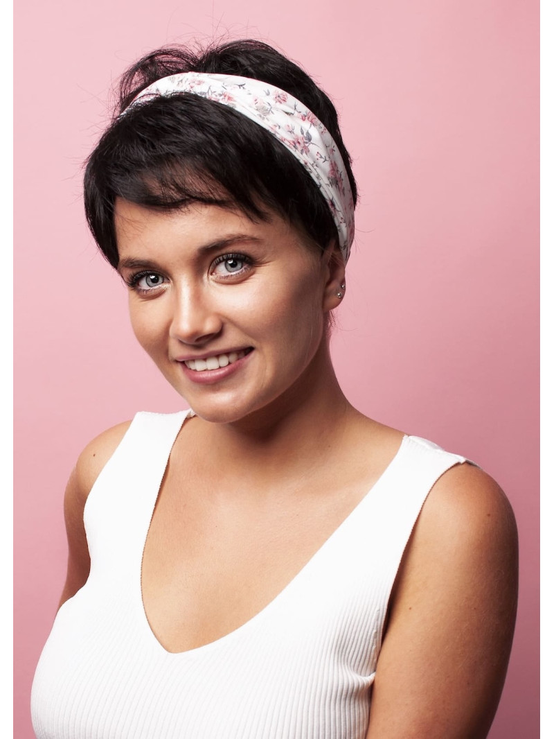 Syntetyczna peruka krótka czarna - Laura- Sklep internetowy online