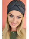 Czarny turban Ula - po chemioterapii - Sklep internetowy online
