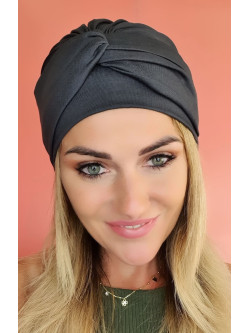 Czarny turban Ula - po chemioterapii - Sklep internetowy online