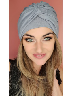 Turban damski Szary - po chemioterapii - Sklep internetowy online