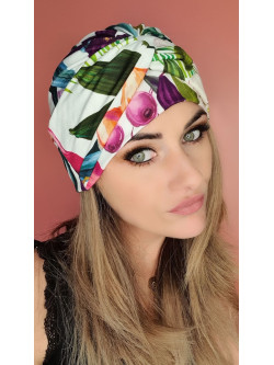 Turban w kwiaty Agata II - po chemioterapii - Sklep internetowy online