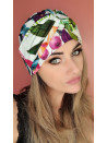 Turban w kwiaty Agata II - po chemioterapii - Sklep internetowy online