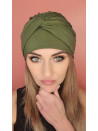 Turban damski Khaki - po chemioterapii - Sklep internetowy online