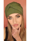 Turban damski Khaki - po chemioterapii - Sklep internetowy online