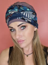 Brązowy turban - po leczeniu onkologicznym - sklep internetowy