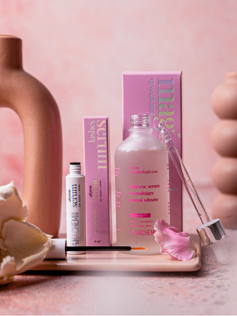 Zestaw NACHEMII - Serum do włosów + do rzęs i brwi
