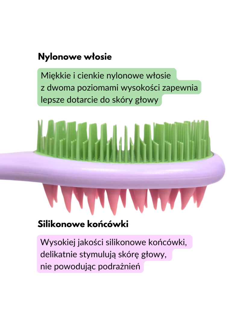 Szczotka do włosów - masażer - Sklep Internetowy
