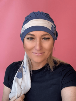 Bambusowy turban - z szarfą - Sklep internetowy