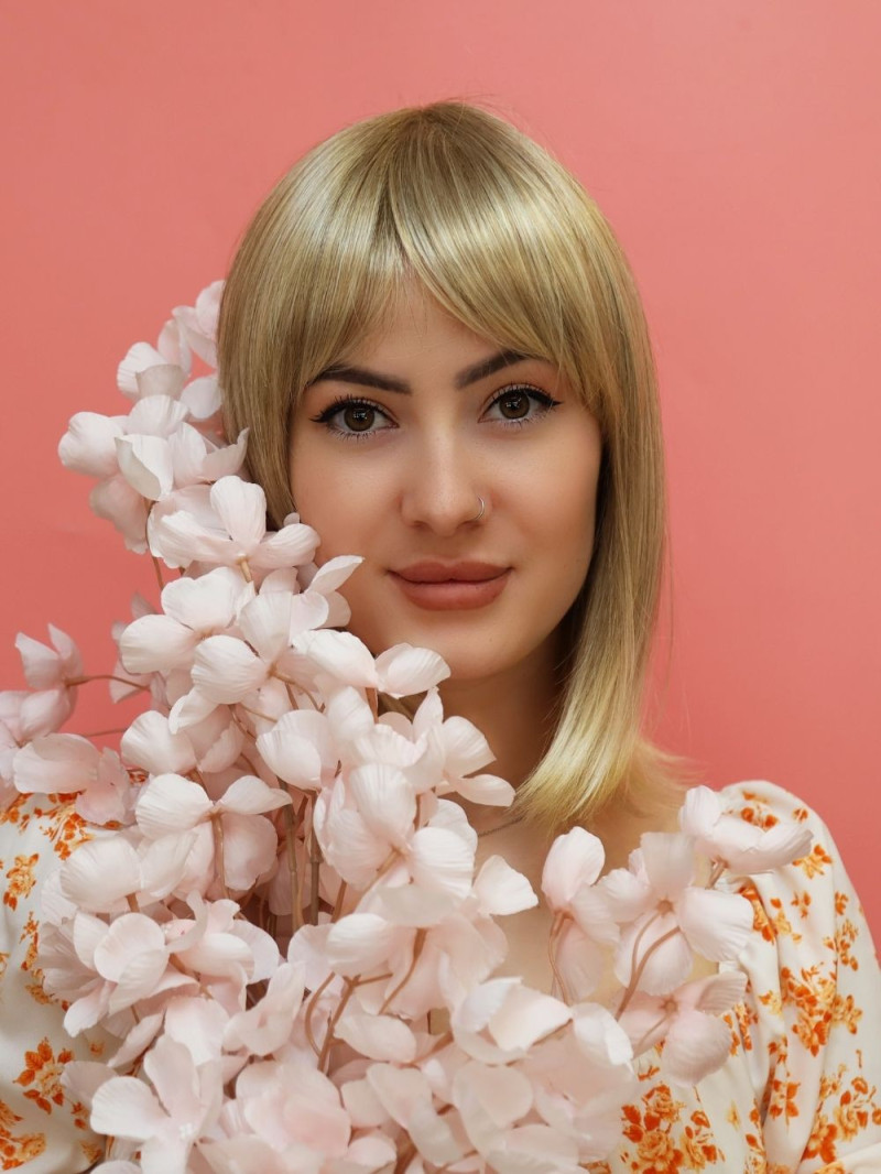 Syntetyczna peruka - blond - Sklep Internetowy