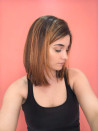 Peruka synetyczna - ruda - Sklep internetowy
