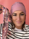 Turban z szarfami - wiskoza - Sklep internetowy