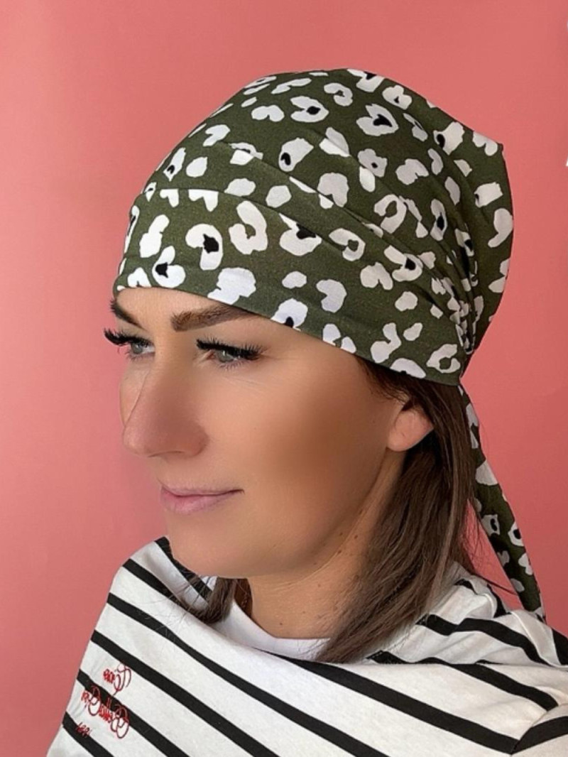 Bambusowy turban - zielony - Sklep internetowy