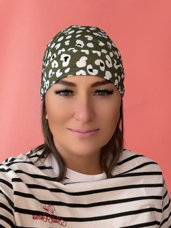Bambusowy turban - zielony - Sklep internetowy