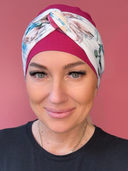 Szyfonowy turban - z opaską - Sklep internetowy