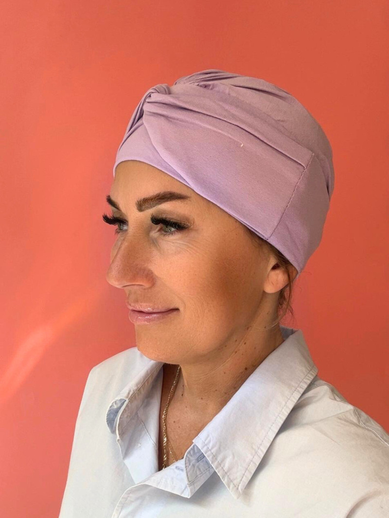 Bawełniany turban - po chemioterapii- Sklep internetowy