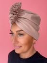 Bawełniany turban - z marszczeniem - Sklep Internetowy