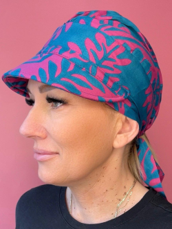 Letni turban - z daszkiem - sklep internetowy