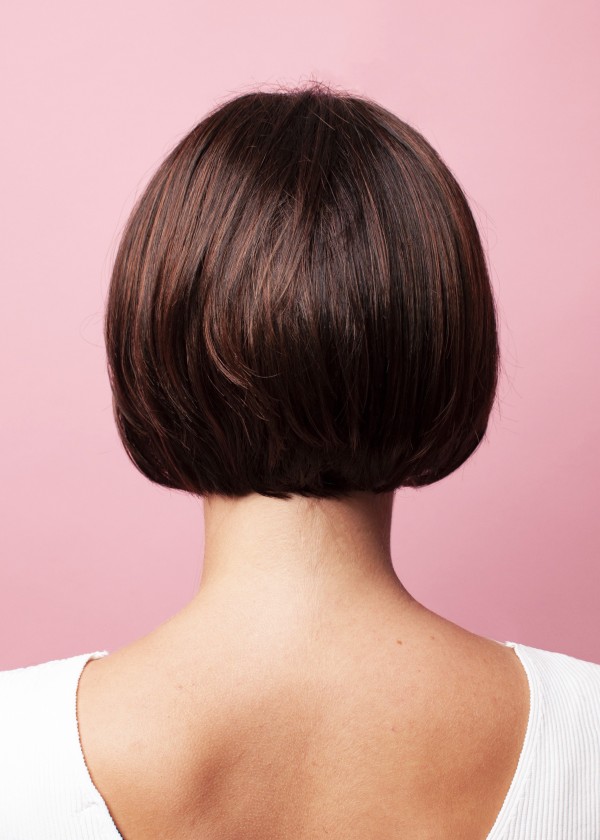 Peruka syntetyczna brązowa- Marcelina - Sklep internetowy