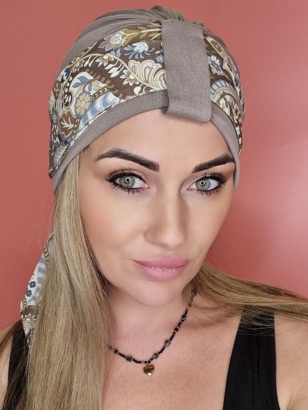 Turban mit Schärpe – nach der Chemotherapie – Online-Shop Polen