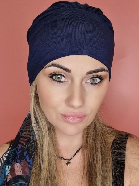 turban wiskozowy z szarfa - po chemioterapii - sklep internetowy