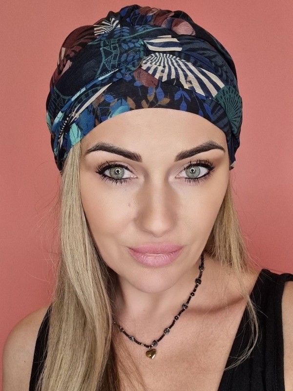 Turban mit Schärpen – nach der Chemotherapie – Online-Shop Polen