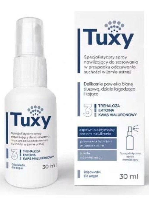 Tuxy nawilżający spray do jamy ustnej