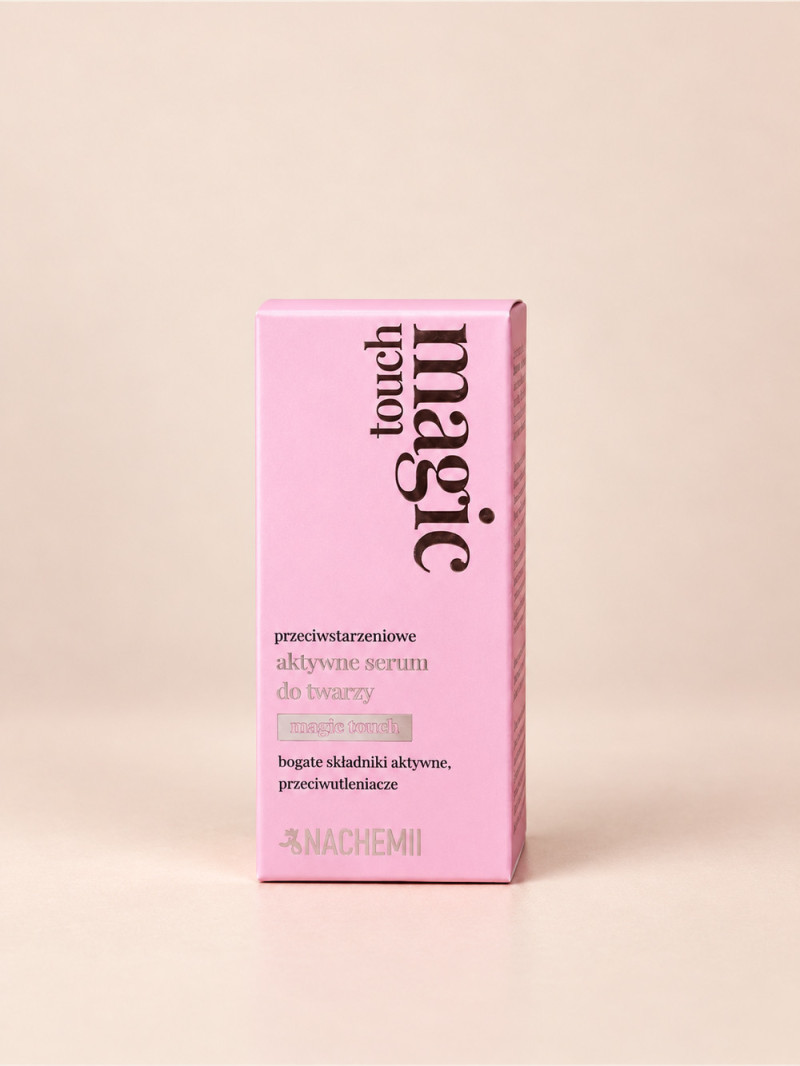 Serum Magic Touch do pielęgnacji twarzy i nawilżenia, 30 ml — Opakowanie