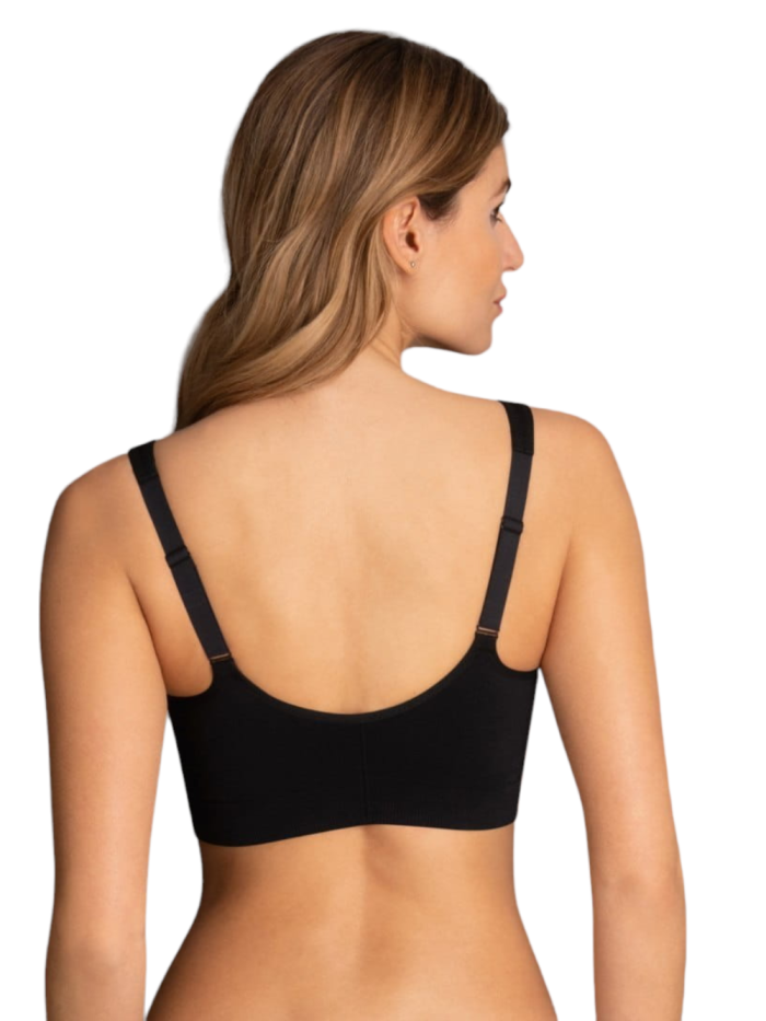 Biustonosz po operacji piersi -  czarny - Sklep internetowy