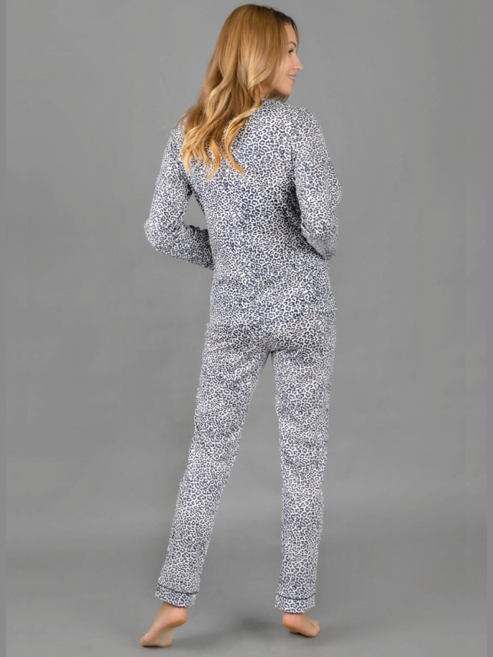 Piżamka rozpinana z przodu - Bawełniana - Sklep internetowy