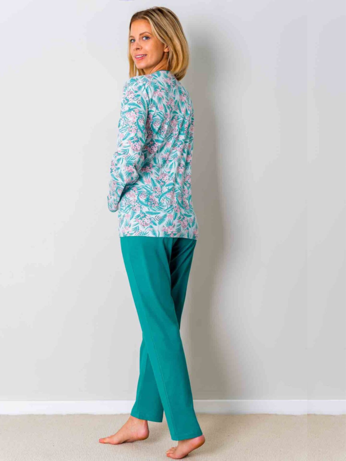 Bawełniana piżamka - Rozpinana z przodu - Sklep internetowy