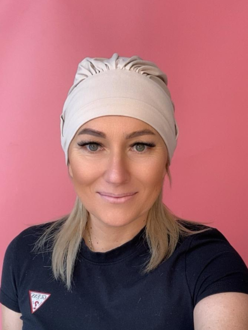 Bambusowy turban - z szarfą - Sklep internetowy