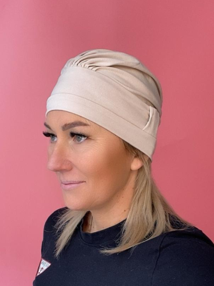 Bambusowy turban - z szarfą - Sklep internetowy