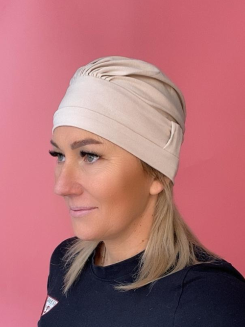 Bambusowy turban - z szarfą - Sklep internetowy