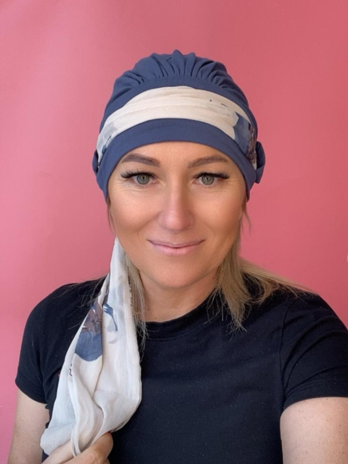 Bambusowy turban - z szarfą - Sklep internetowy