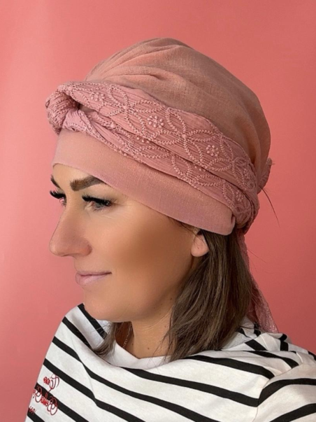 Bawełniany turban - z szarfami - Sklep Internetowy