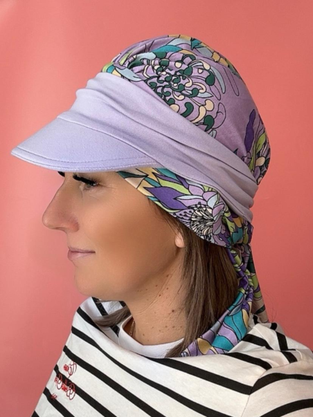Turban z daszkiem - wiskozowy - Sklep Internetowy