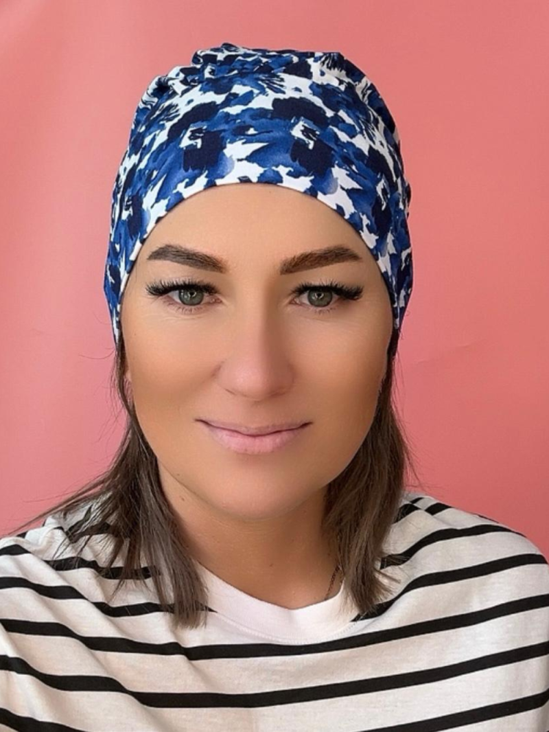 Turban z daszkiem - wiskozowy - Sklep Internetowy
