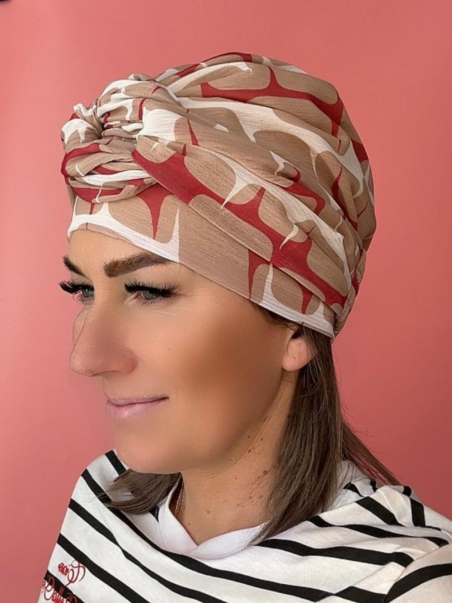 Szyfonowy turban - z opaską - Sklep internetowy
