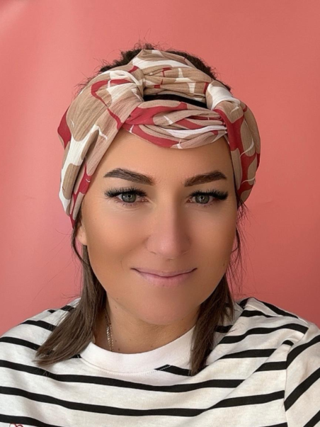 Szyfonowy turban - z opaską - Sklep internetowy