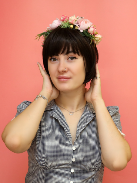 Klasyczny bob z grzywką - ciemny brąz - sklep interentowy