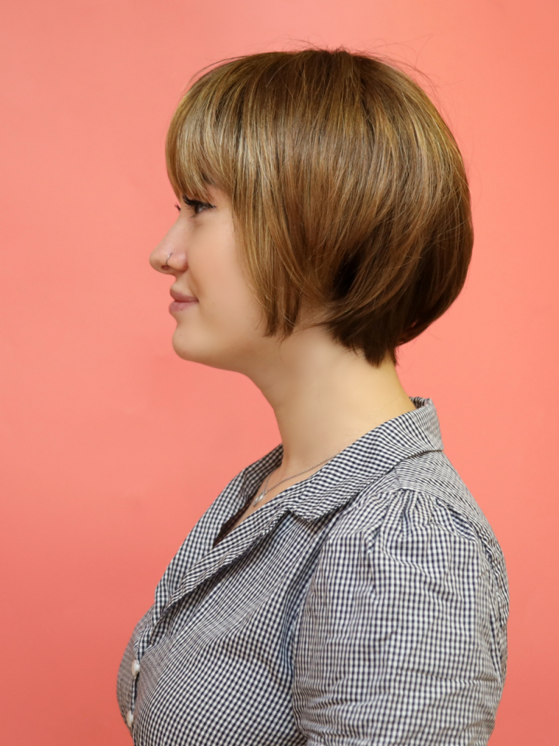 Peruka syntetyczna - z grzywką - sklep internetowy