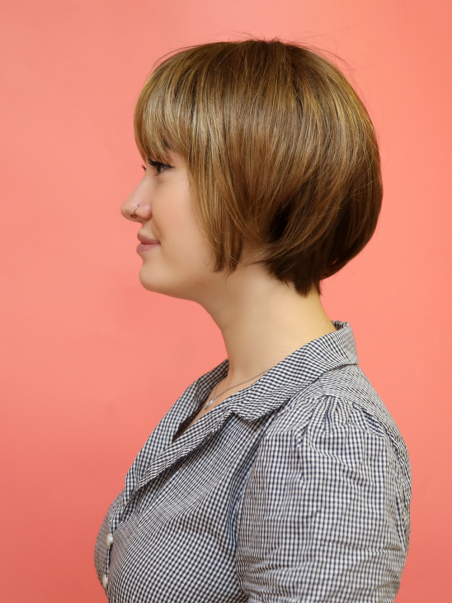 Peruka syntetyczna - z grzywką - sklep internetowy