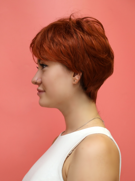 Ruda peruka - syntetyczna - Sklep internetowy