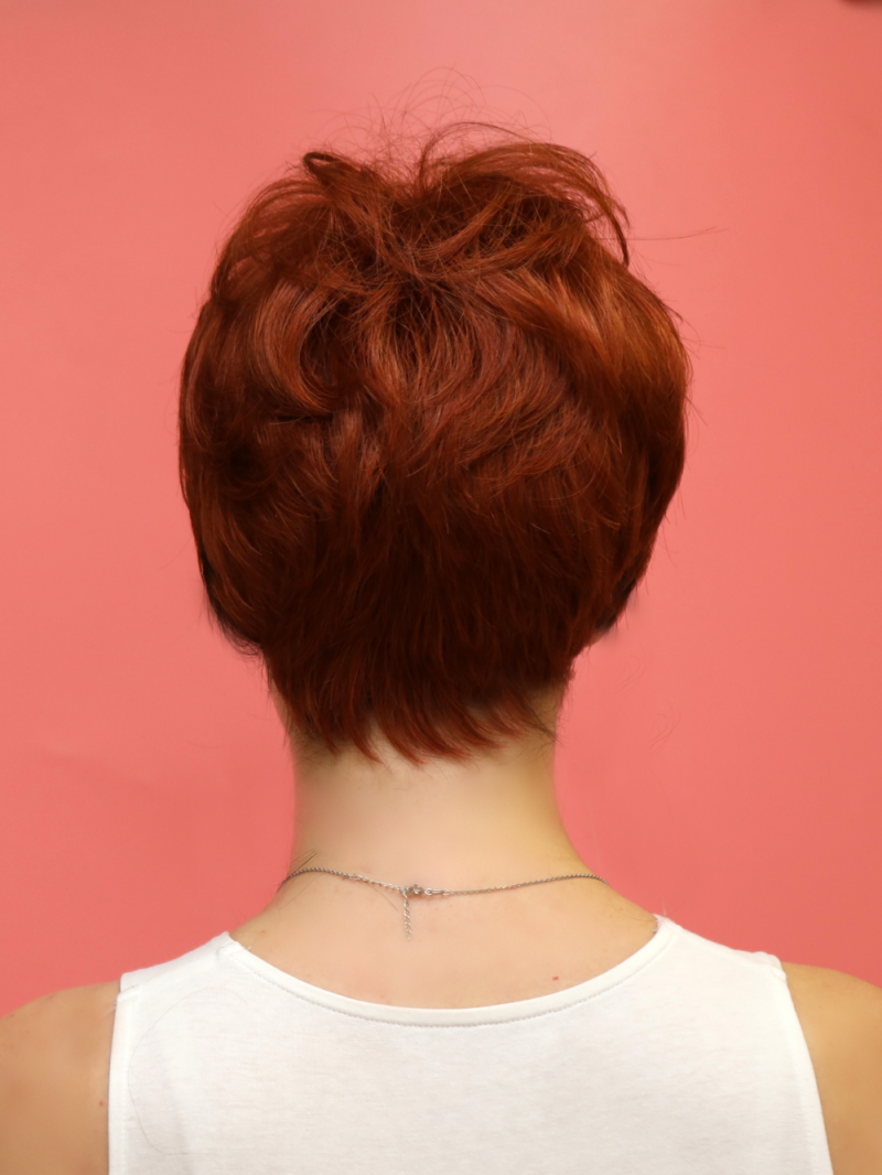 Ruda peruka - syntetyczna - Sklep internetowy