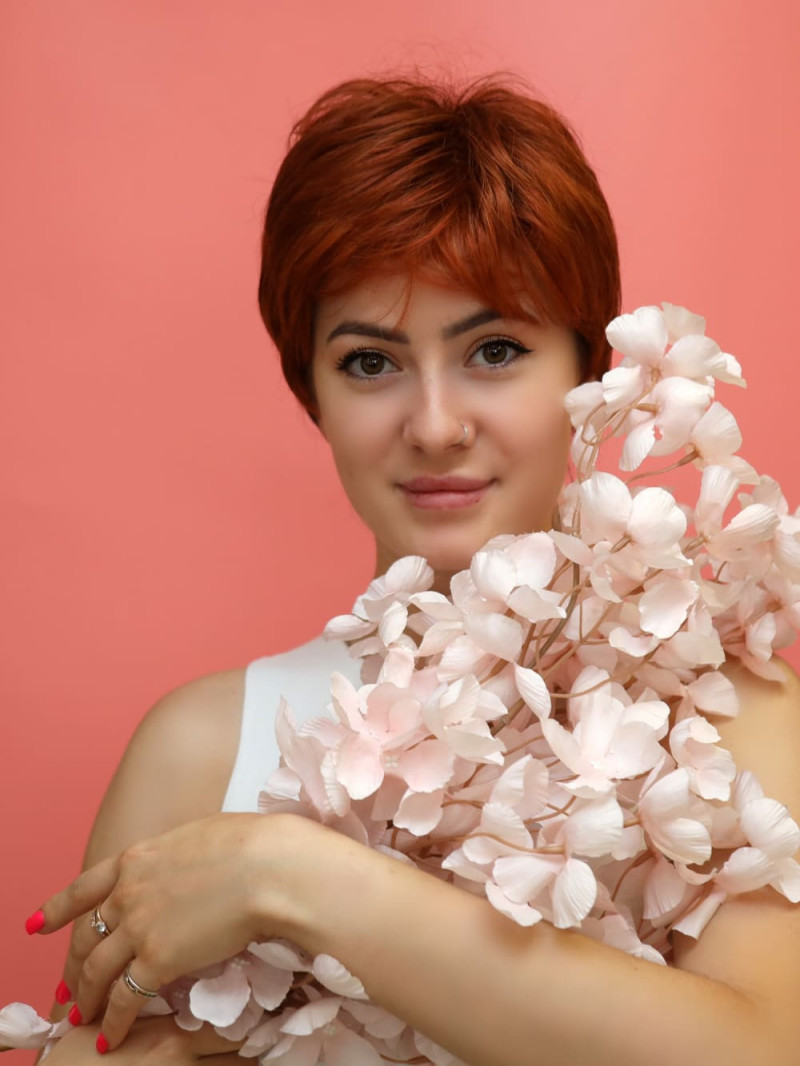 Ruda peruka - syntetyczna - Sklep internetowy